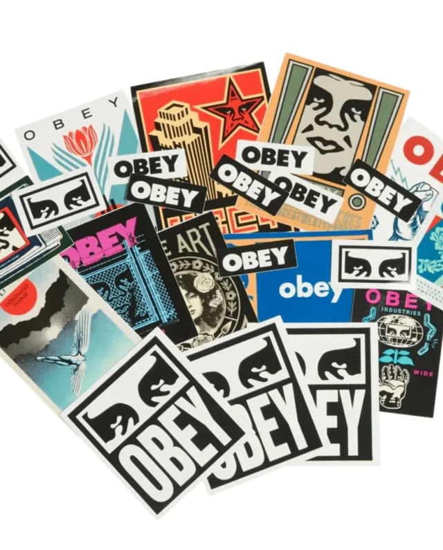 OBEY STICKER PACK 7 100270035-AST - Obey