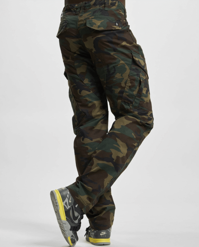 BRANDIT ADVEN SLIM FIT TROUSER WOODLAND CAMO 9470.10 - Brandit