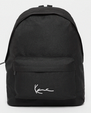 Karl Kani Signature Essential Backpack Black KA-BG011-001-01 18.0'' X 12.5" X 4.5 "