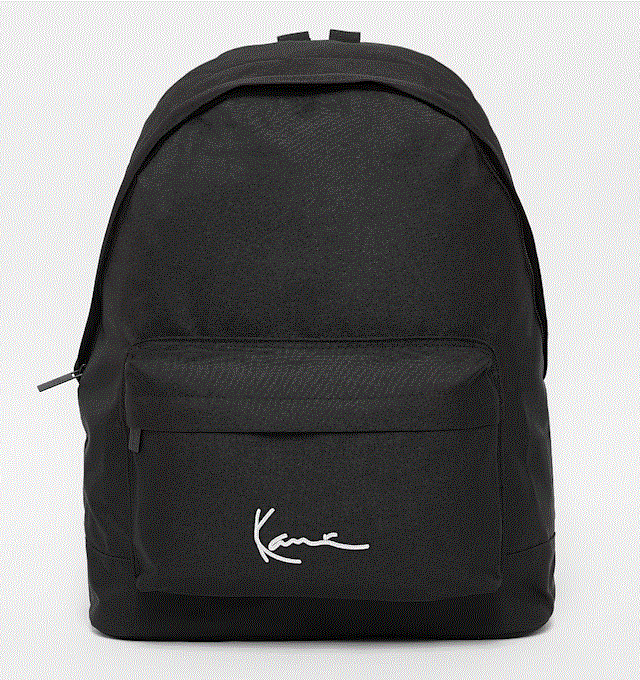 Karl Kani Signature Essential Backpack Black KA-BG011-001-01 18.0'' X 12.5" X 4.5 "