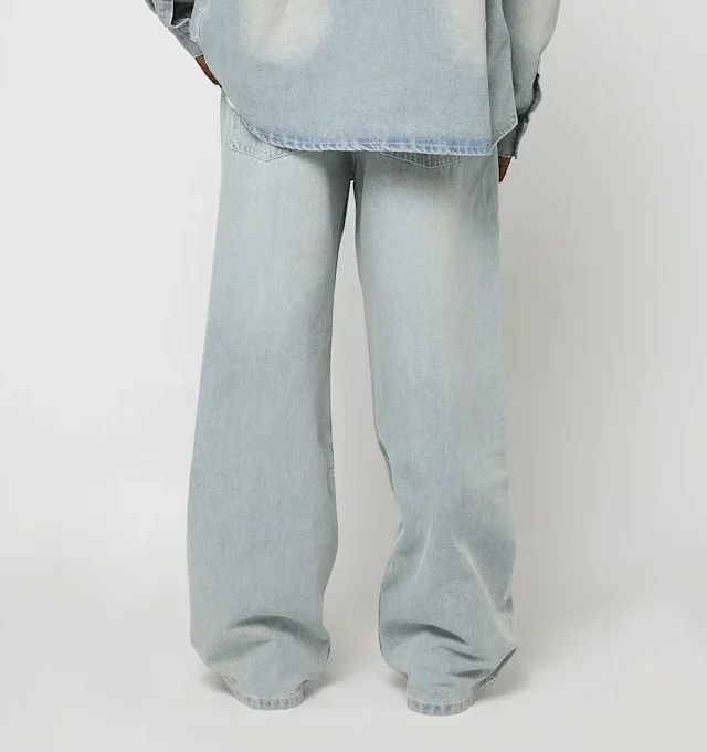 KARL KANI OG K WASHED WESTERN RELAXED BAGGY KM253-010-1 - KARL KANI