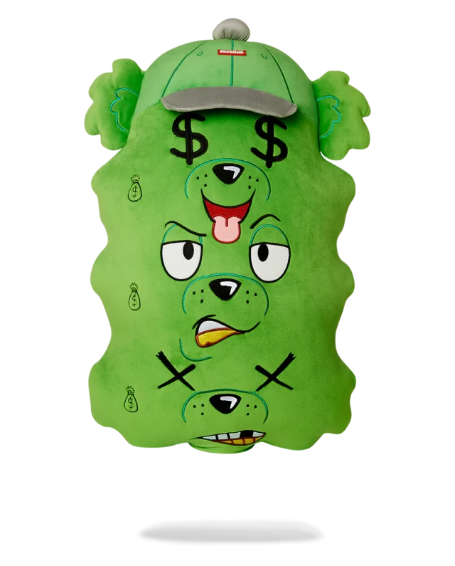 Sprayground Moneybear Triple Money Plush Toy/pillow Z533N 27″ H x 17″ W 10″ D - SPRAYGROUND