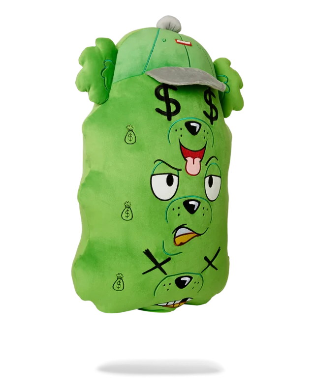 Sprayground Moneybear Triple Money Plush Toy/pillow Z533N 27″ H x 17″ W 10″ D - SPRAYGROUND