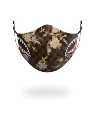 SPRAYGROUNDSHARKFLOWER VEGAN LEATHER FACE MASK - SPRAYGROUND