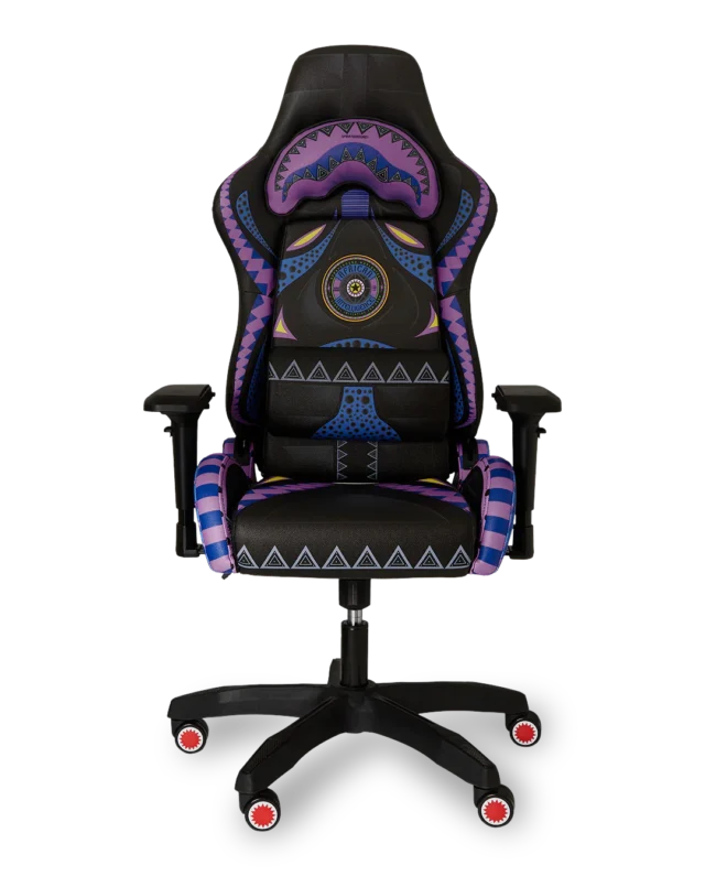 SPRAYGROUND A.I. 12 BROOKLYN & BEYOND SANDFLOWER COLLAB GAMING CHAIR Z576 - SPRAYGROUND