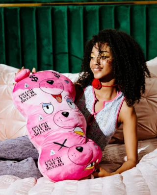 Z6637_4_1 Sprayground Moneybear Triple Pink Plush Toy/pillow Z6637 27″ H x 17″ W 10″ D - SPRAYGROUND