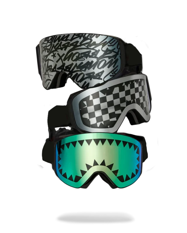 SPRAYGROUND GRAFFITI SKI GOGGLES SET Z683 - SPRAYGROUND