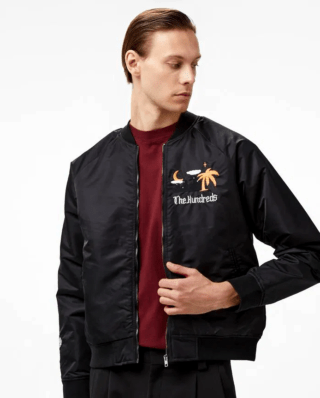 The Hundreds East Souvenir Jacket Black HUNT24F203008 324