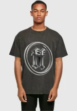 Forgotten Faces RADIANT LOGO OVERSIZE ACID TEE BLACK FOF0123-00007