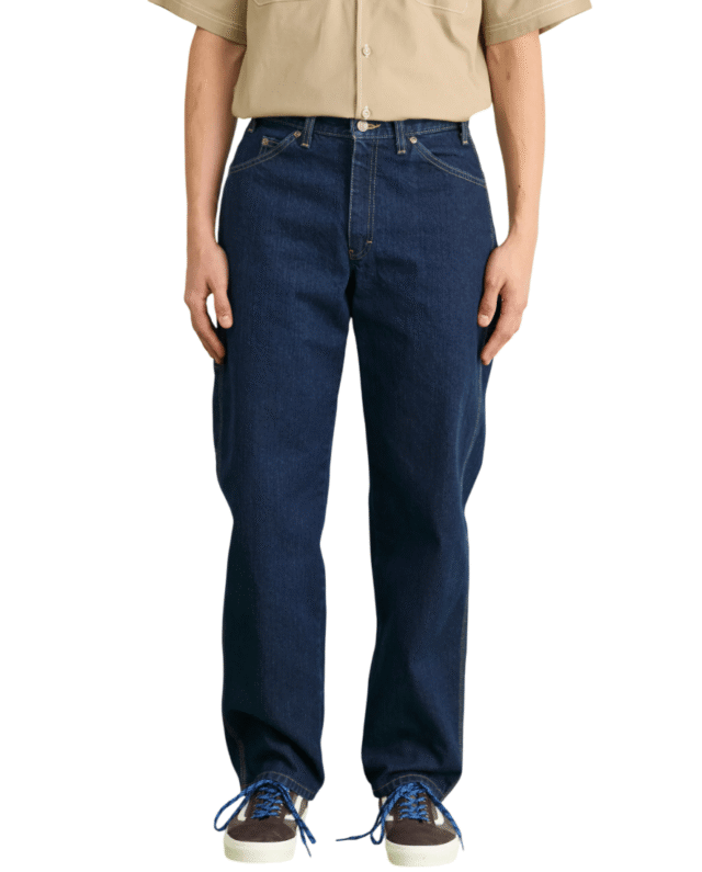Dickies Denim Relaxed Utility Jeans Rinsed Indigo Blue DK001993F131 - DICKIES