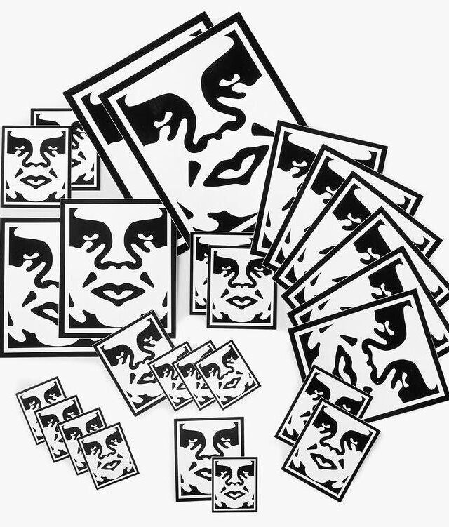 OBEY STICKER PACK 2-ICON FACE 100270001-AST - Obey