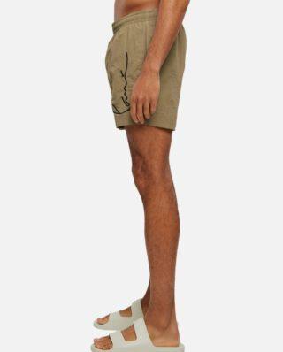 Karl Kani Signature Boardshorts Olive Green Km-sw011-104-12 - KARL KANI