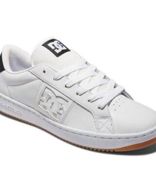 adys100624_dcshoesp_wkm_frt1 DC SHOES STRIKER LEATHER SHOES ADYS100624 WKM WHITE - DC SHOES