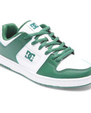 adys100769_dcshoesp_wgn_frt1 DC SHOES MANTECA 4 SHOES ADYS100769 WGN WHITE/GREEN - DC SHOES
