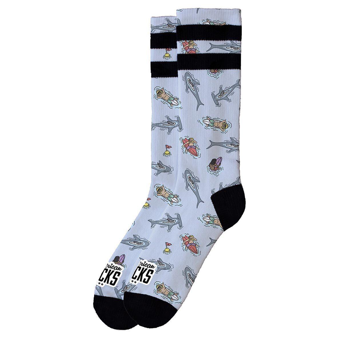 American Socks AS306 Wave Watch Mid High Signature