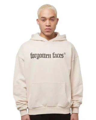 Forgotten Faces Guardian  Ultra Heavy Oversized Box Hoodie Sand FOF0035-00208