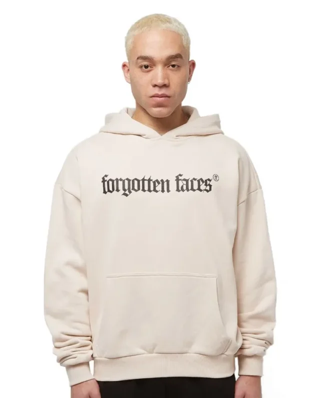 Forgotten Faces Guardian  Ultra Heavy Oversized Box Hoodie Sand FOF0035-00208
