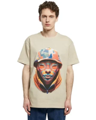 Forgotten Faces Camouflage Frond Heavy Oversized Sand FOF0053-00208