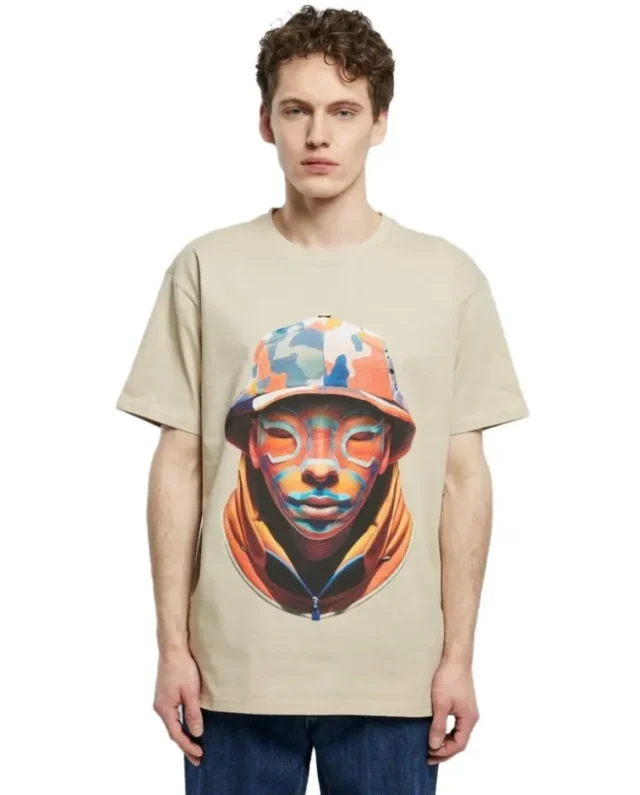 Forgotten Faces Camouflage Frond Heavy Oversized Sand FOF0053-00208