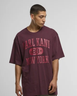 KARL KANI HERITAGE 89 OVERSIZED T-SHIRT RED KM261-015-2 - KARL KANI