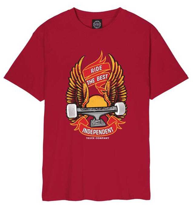 Independent Ride Free T-Shirt Cardinal Red