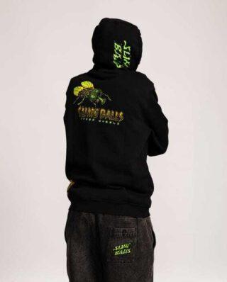 SANTA CRUZ PRODUCTION HOOD HOODIE BLACK SCA-HDY-6158 - SANTA CRUZ
