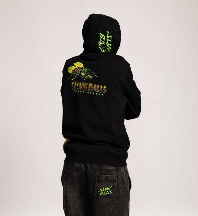 SANTA CRUZ PRODUCTION HOOD HOODIE BLACK SCA-HDY-6158 - SANTA CRUZ