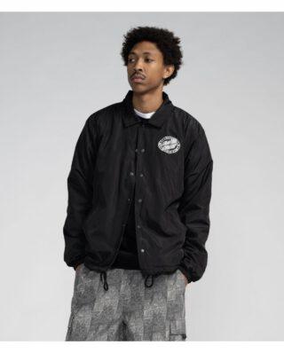 Santa Cruz MFG Oval Dot Chest Jacket Black SCA-JKT-0960 324 - SANTA CRUZ