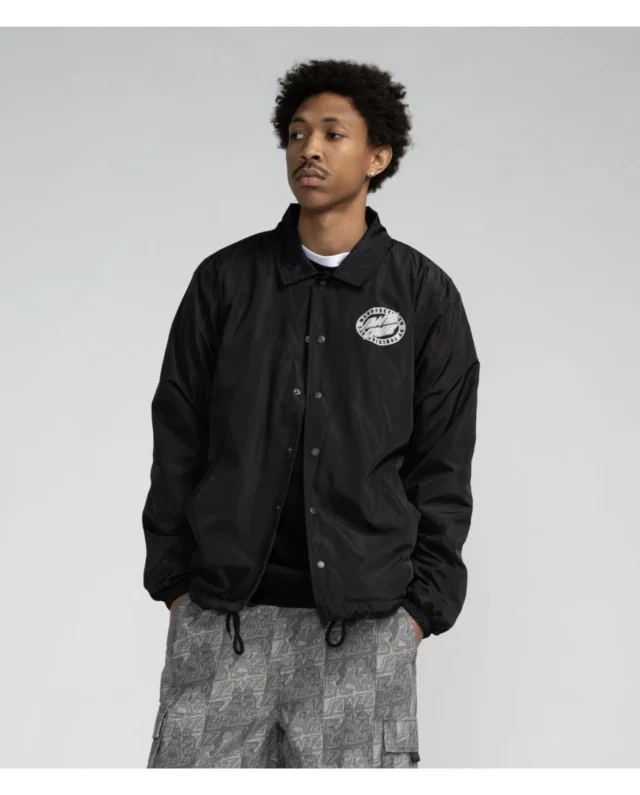 Santa Cruz MFG Oval Dot Chest Jacket Black SCA-JKT-0960 324 - SANTA CRUZ