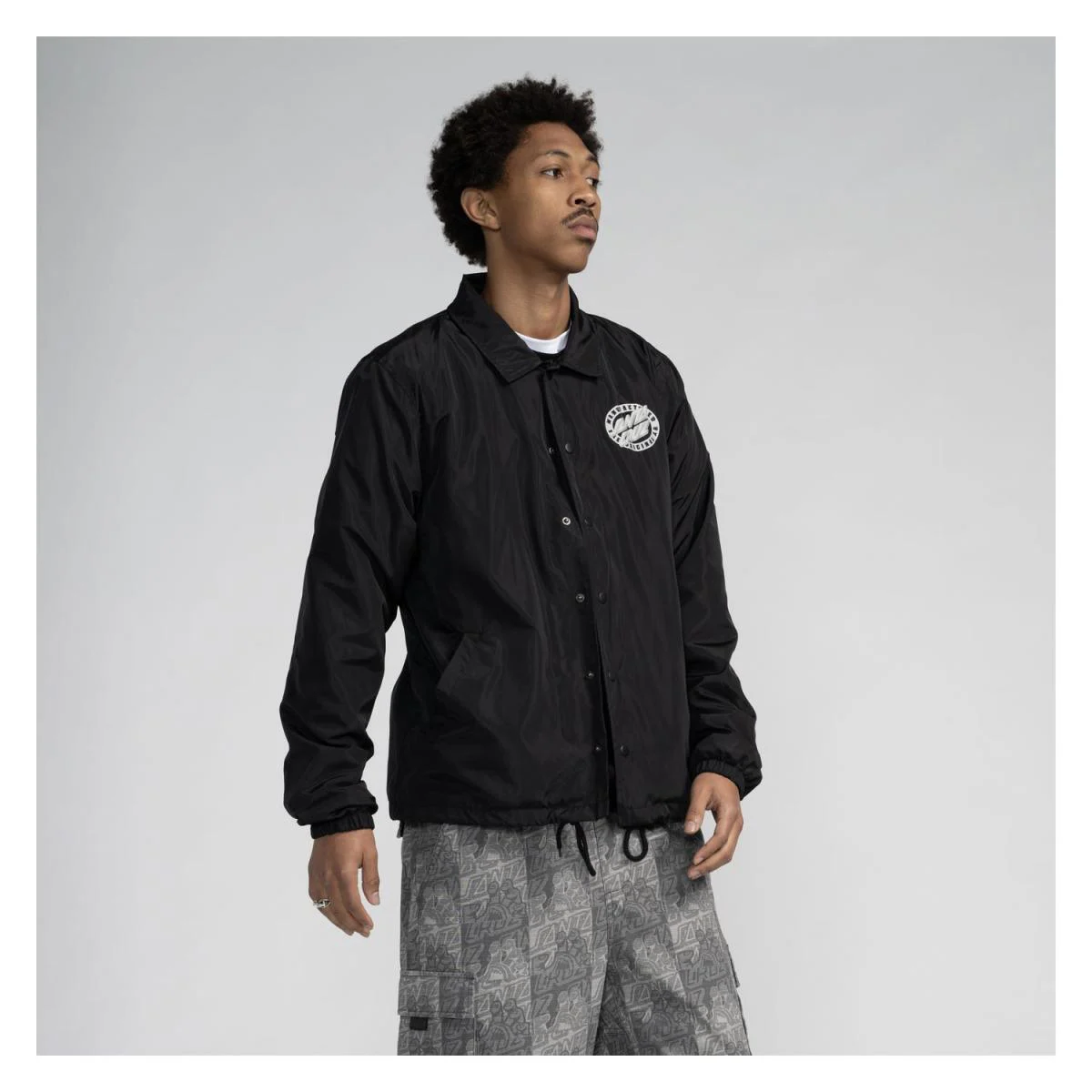 Santa Cruz MFG Oval Dot Chest Jacket Black SCA-JKT-0960 324 - Image 4