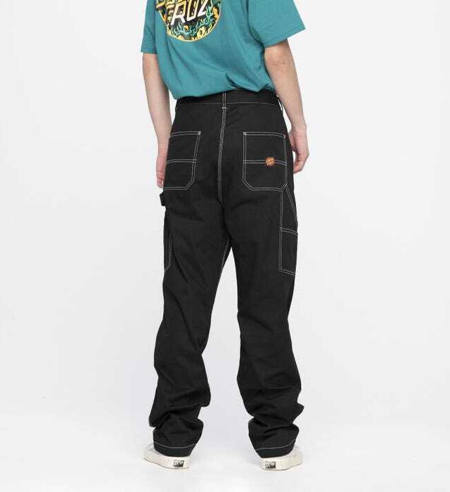 SANTA CRUZ CLASSIC PAINTERS PANT SCA-PNT-0916 BLACK - SANTA CRUZ