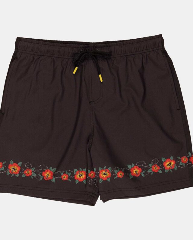 SANTA CRUZ CABANA SWIMSHORTS BLACK SCA-SHR-5472 - SANTA CRUZ