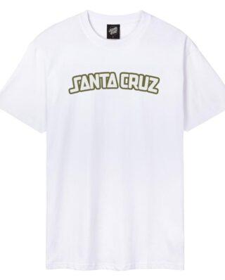 SANTA CRUZ ARCH STRIP T-SHIRT WHITE SCA-TEE-10096 - SANTA CRUZ