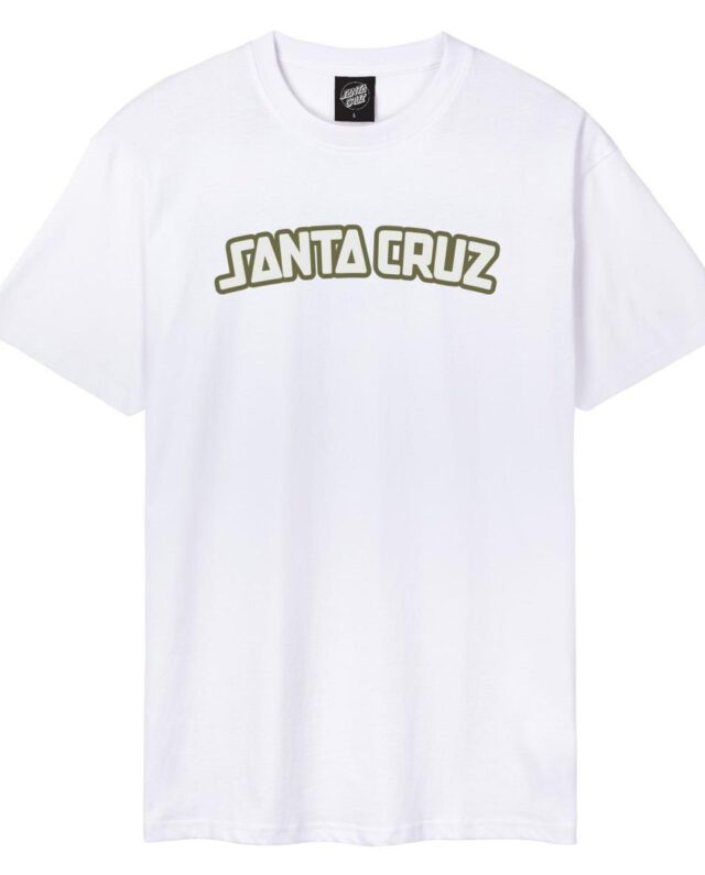 SANTA CRUZ ARCH STRIP T-SHIRT WHITE SCA-TEE-10096 - SANTA CRUZ