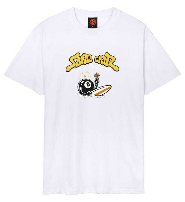 Santa Cruz Winkowski Surf Front T-Shirt White SCA-TEE-12118