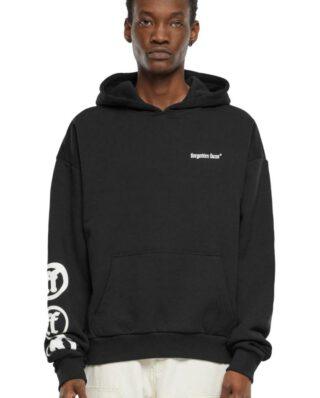 Forgotten Faces Fading Logo Statue Heavy Oversize Hoody Black FOF0133-00007