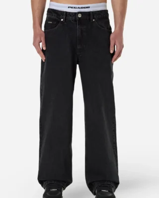 PEGADOR BECE LOOSE JEANS WASHED BLACK 5001-002-M-GR - PEGADOR