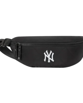 New Era New York Yankees MLB Quilted Black Waist Bag 60758523 H14cm x W7cm x D23cm - NEW ERA