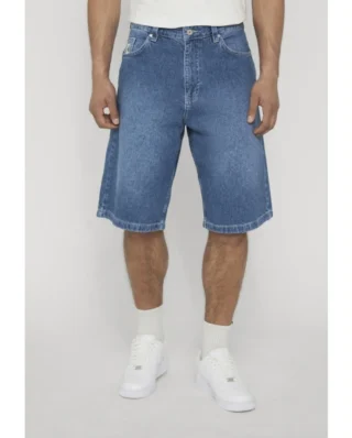 KARL KANI JEANS DENIM JORTS VINTAGE BLUE KM262-035-2 - KARL KANI
