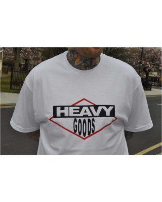 HEAVY GOODS 3 THE HARD WAY T-SHIRT WHITE - Heavy Goods