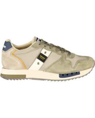 blauercalzaturasportivauomoverde_1 BLAUER SPORTS FOOTWEAR GREEN S6QUEENS01NUB - BLAUER