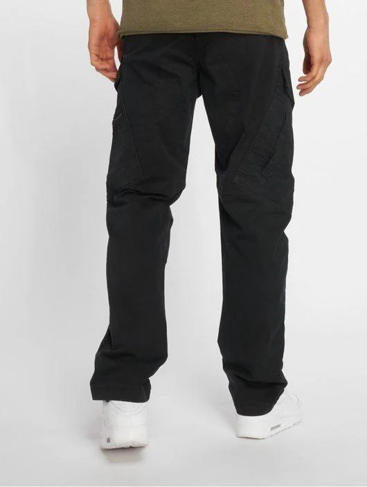 BRANDIT ADVEN SLIM FIT TROUSERS BLACK 9470.2 - Brandit
