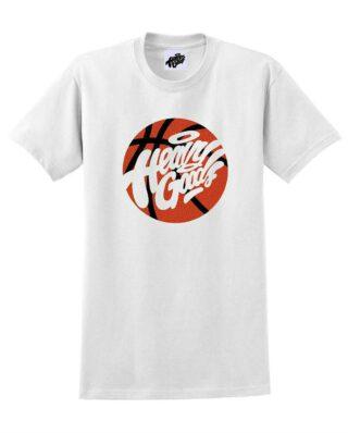 HEAVY GOODS BASKET BALL LOGO WHITE