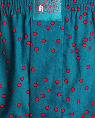 LOUSY LIVIN BOXERSHORTS DOTS TEAL - Lousy Livin