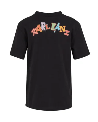 KARL KANI KIDS KANI PATCHES T-SHIRT JUNIOR BLACK KC252-003-1 - KARL KANI