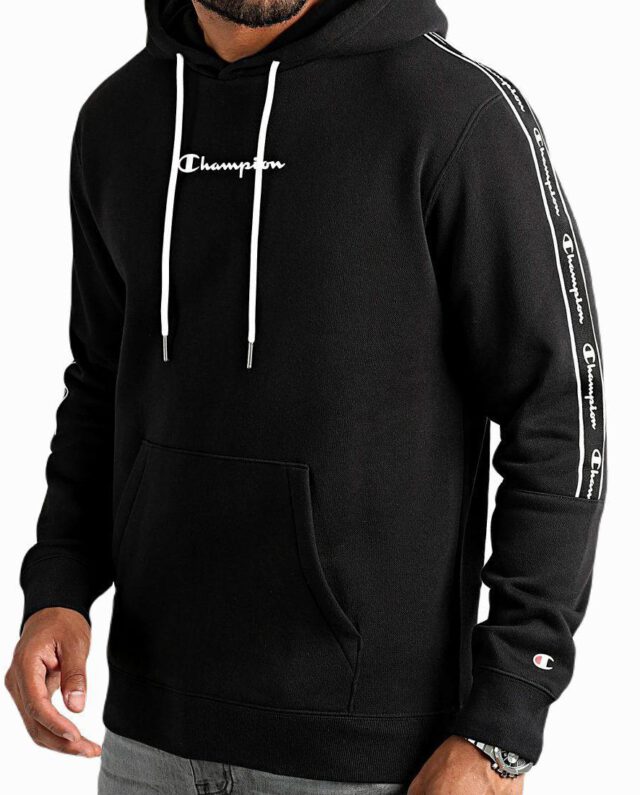 CHAMPION LEGACY HOODED SWEATSHIRT 217829 CHA KK001 BLACK - Champion