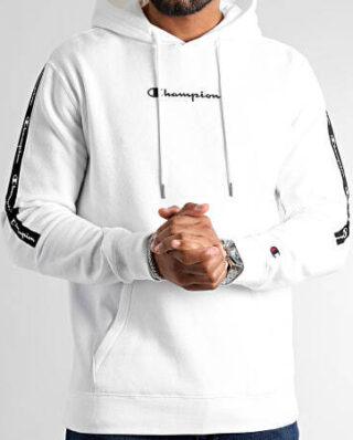 CHAMPION LEGACY HOODED SWEATSHIRT 217829 WW001 WHT - Champion