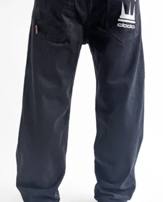 DADA SUPREME MINIMALIST LOOSE FIT JEANS BLACK DDEN004BLK - DADA SUPREME