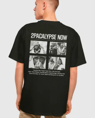 Upscale Studios 2Pac – 2Pacalypse Now Oversize Tee Black MT3128 - 2pac