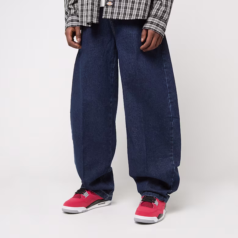 DICKIES 877 BARREL LEG WORK JEANS DARK INDIGO DK0A8BV70DD1 - DICKIES